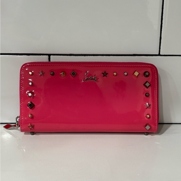 Christian Louboutin Pink Studded WalletC